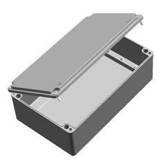 Алюминиевый бокс c шарнирным соединением 160х260х90мм (402517H) IP67