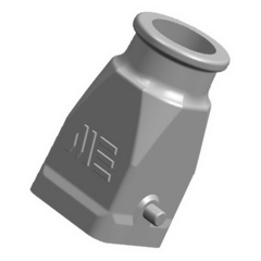 Корпус вилки прямая алюминиевая (29017) IP65
